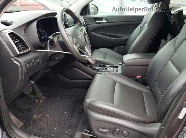KM8J3CAL5KU978152 2019 HYUNDAI TUCSON Gray Front interior view