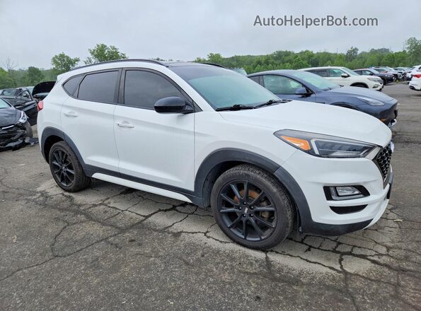 KM8J3CAL6KU971100 2019 HYUNDAI TUCSON White Przód prawy