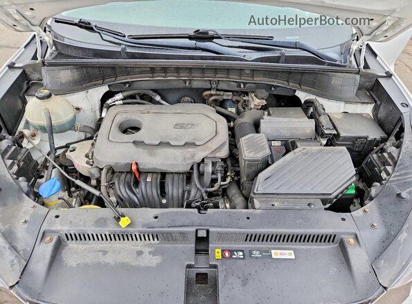 KM8J3CAL6KU971100 2019 HYUNDAI TUCSON White Widok komory silnika