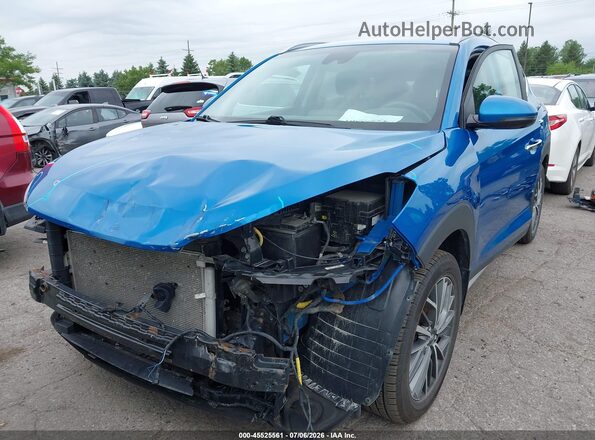 KM8J3CAL6LU112221 2020 HYUNDAI TUCSON Blue Դիմացի տեսք