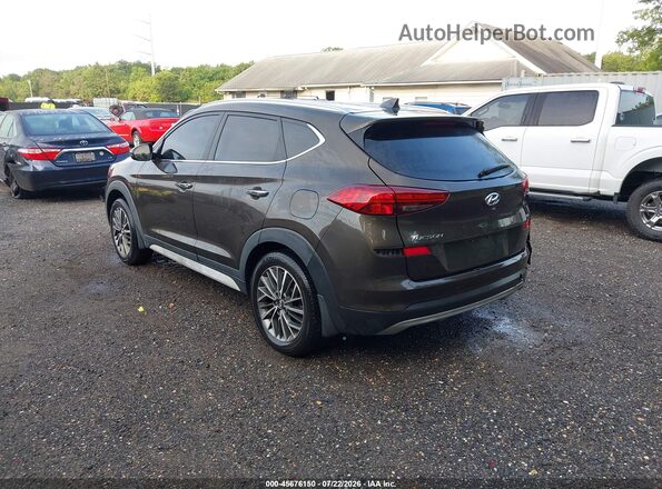 KM8J3CAL6LU166957 2020 HYUNDAI TUCSON Коричневый Задняя левая четверть