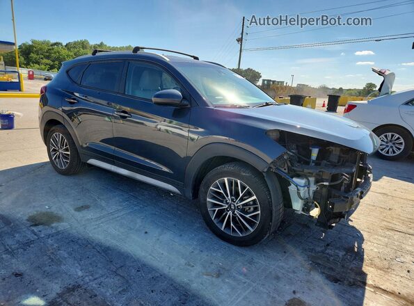 KM8J3CAL6MU342116 2021 HYUNDAI TUCSON Gray Delantero derecho