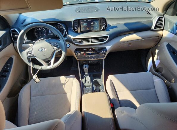 KM8J3CAL6MU342116 2021 HYUNDAI TUCSON Gray Vista del salpicadero