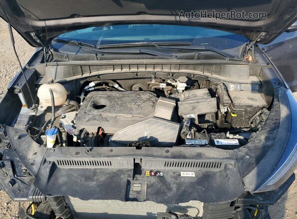 KM8J3CAL6MU352922 2021 HYUNDAI TUCSON Gray ძრავის განყოფილების ხედი