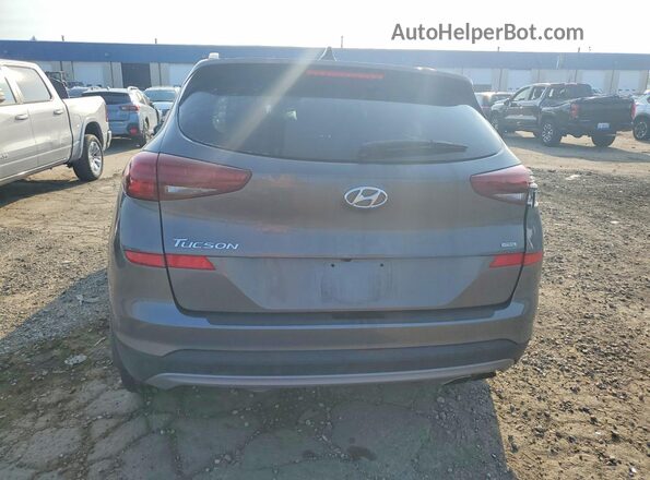 KM8J3CAL6MU352922 2021 HYUNDAI TUCSON Gray უკანა ხედი
