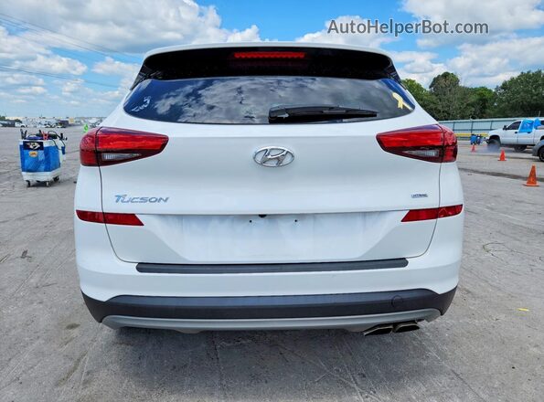 KM8J3CAL7KU058023 2019 HYUNDAI TUCSON White Вид ззаду