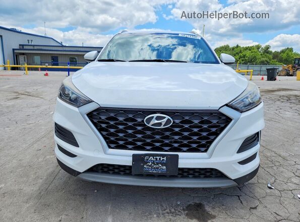 KM8J3CAL7KU058023 2019 HYUNDAI TUCSON White Вид спереду