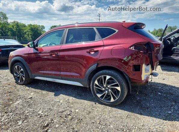 KM8J3CAL8KU893144 2019 HYUNDAI TUCSON Red Trasero izquierdo