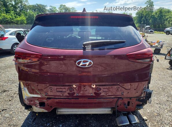 KM8J3CAL8KU893144 2019 HYUNDAI TUCSON Red Vista trasera