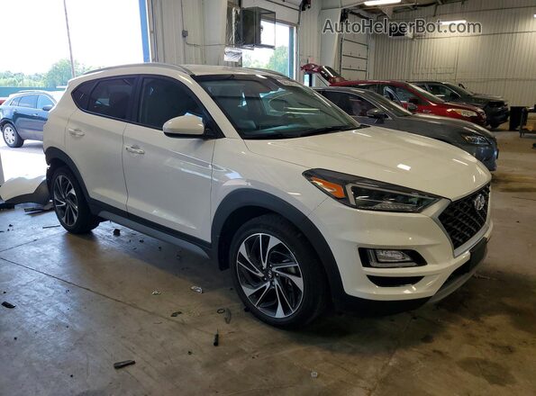 KM8J3CAL8LU183615 2020 HYUNDAI TUCSON White Delantero derecho