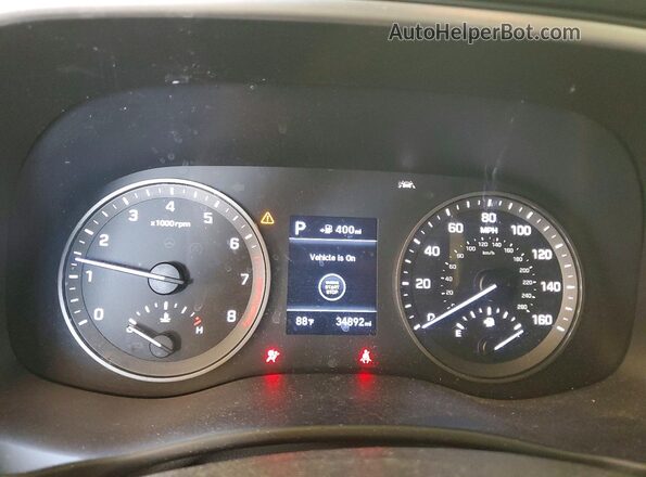 KM8J3CAL8LU183615 2020 HYUNDAI TUCSON White Vista del cuadro de instrumentos