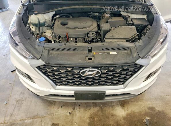 KM8J3CAL8LU183615 2020 HYUNDAI TUCSON White Vista del compartimento del motor