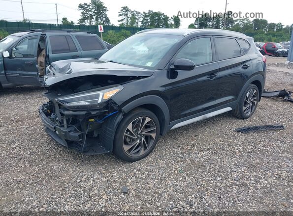 KM8J3CAL8LU184408 2020 HYUNDAI TUCSON Black Vista tres cuartos delantera izquierda