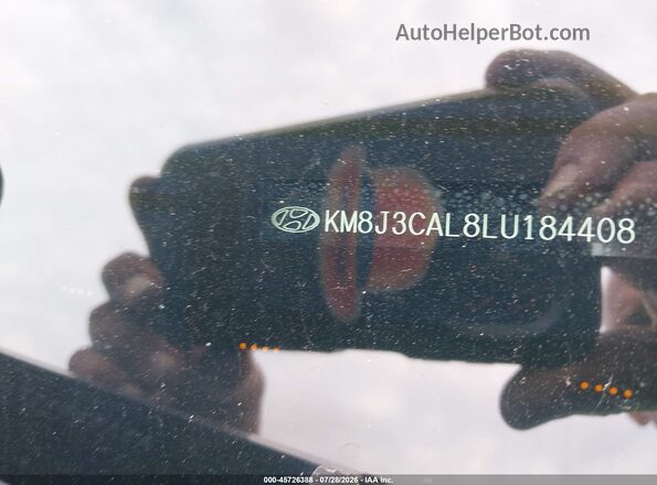 KM8J3CAL8LU184408 2020 HYUNDAI TUCSON Black 