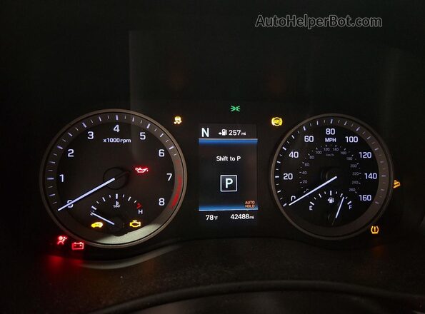 KM8J3CAL8LU244946 2020 HYUNDAI TUCSON Blue Սարքավորումների վահանակի տեսք