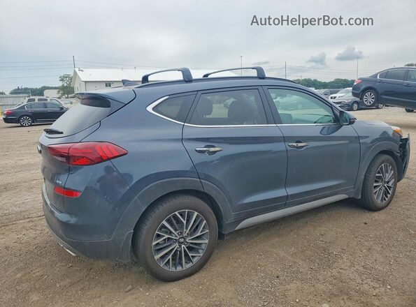 KM8J3CAL8MU331974 2021 HYUNDAI TUCSON Gray Trasero derecho
