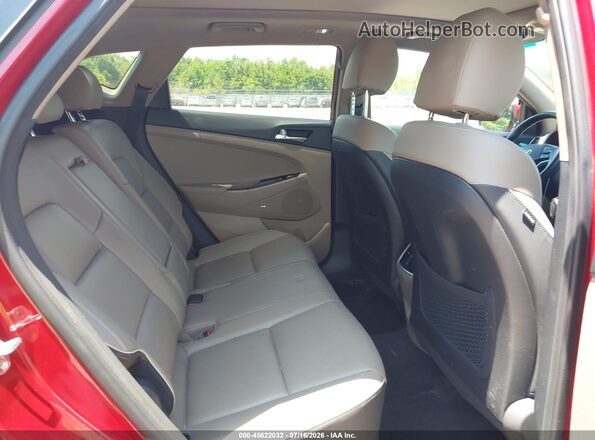 KM8J3CAL8MU374923 2021 HYUNDAI TUCSON Red VIN sticker view
