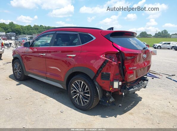 KM8J3CAL8MU374923 2021 HYUNDAI TUCSON Red Rear left