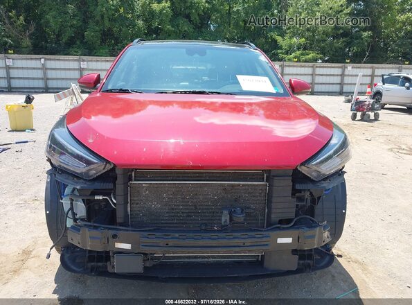 KM8J3CAL8MU374923 2021 HYUNDAI TUCSON Red Rear interior view