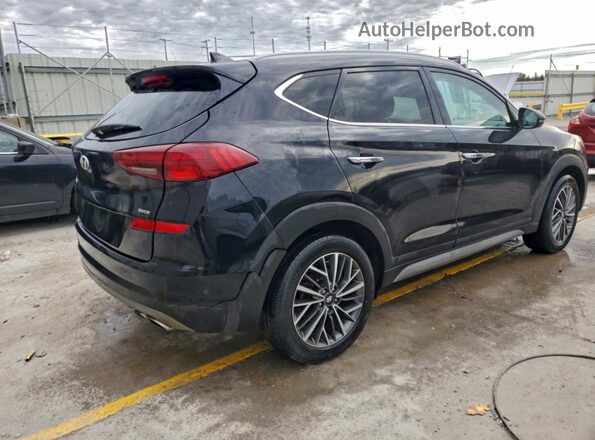 KM8J3CAL8MU407838 2021 HYUNDAI TUCSON Black Задня права чверть