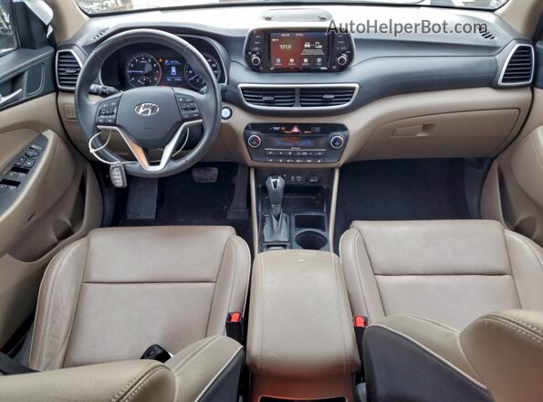 KM8J3CAL8MU407838 2021 HYUNDAI TUCSON Black Вид панелі приладів
