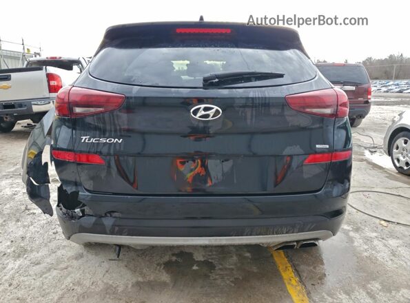KM8J3CAL8MU407838 2021 HYUNDAI TUCSON Black Вид ззаду
