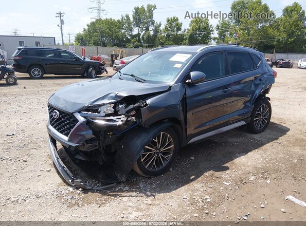KM8J3CAL9KU846270 2019 HYUNDAI TUCSON Серый Передняя левая четверть
