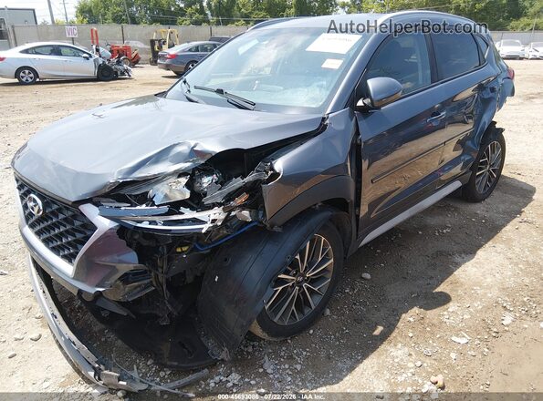 KM8J3CAL9KU846270 2019 HYUNDAI TUCSON Серый Вид спереди