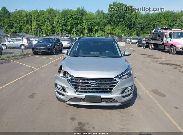 KM8J3CAL9LU226455 2020 HYUNDAI TUCSON Серебряный Вид задней части салона