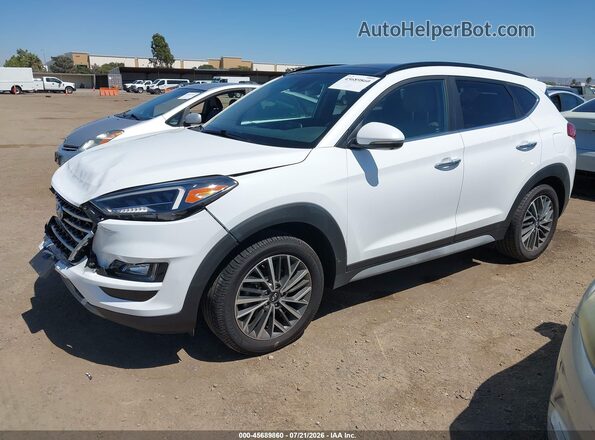 KM8J3CAL9MU394291 2021 HYUNDAI TUCSON White Przód lewy