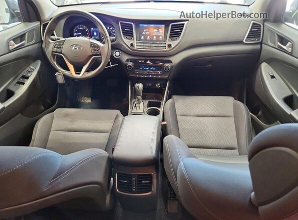 KM8J3CALXJU762862 2018 HYUNDAI TUCSON Gray წინა პანელის ხედი
