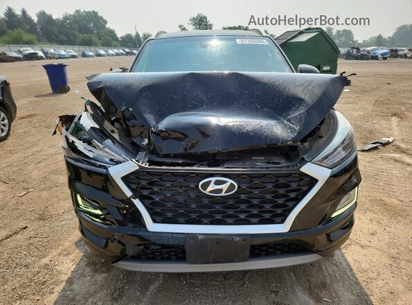 KM8J3CALXKU922952 2019 HYUNDAI TUCSON Black Widok z przodu