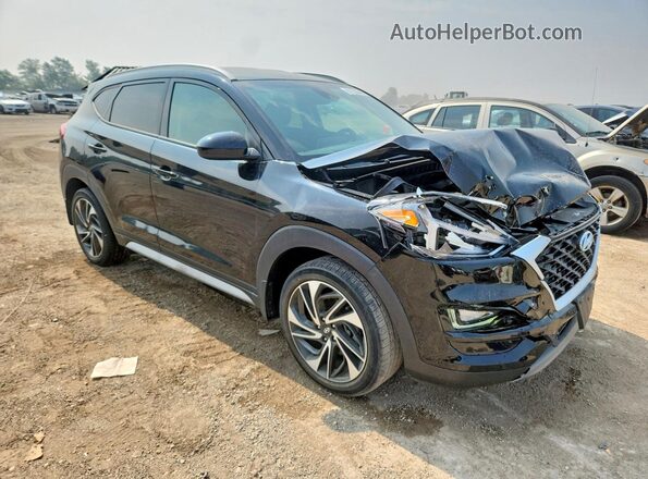 KM8J3CALXKU922952 2019 HYUNDAI TUCSON Black Przód prawy