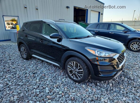 KM8J3CALXKU933885 2019 HYUNDAI TUCSON Black Przód prawy