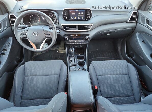 KM8J3CALXKU933885 2019 HYUNDAI TUCSON Black Widok deski rozdzielczej