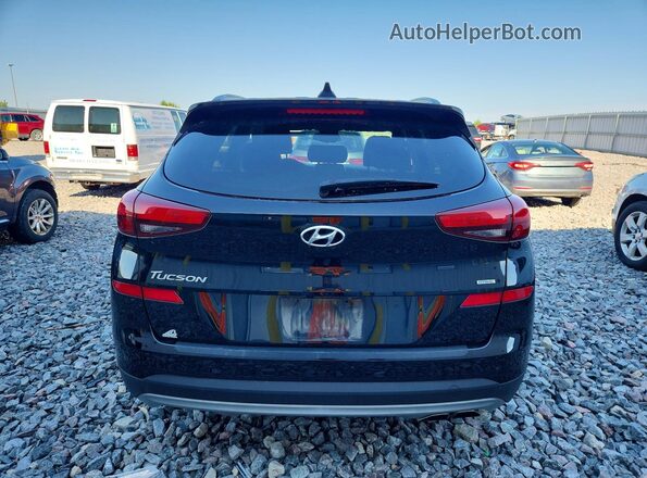 KM8J3CALXKU933885 2019 HYUNDAI TUCSON Black Widok z tyłu