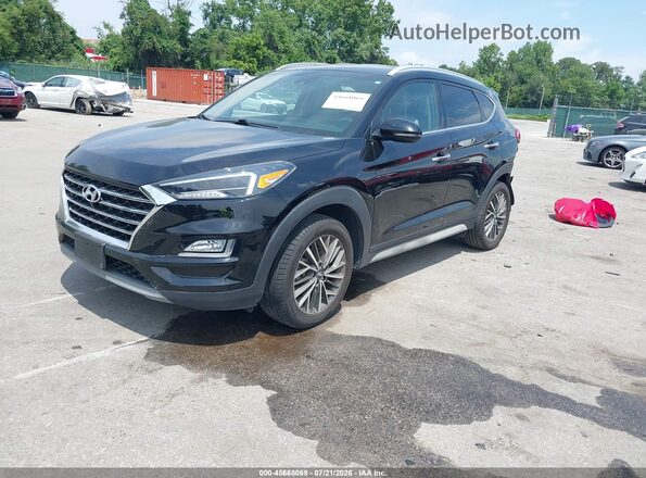 KM8J3CALXLU272747 2020 HYUNDAI TUCSON Black წინა მარცხენა ხედი სამი მეოთხედიდან