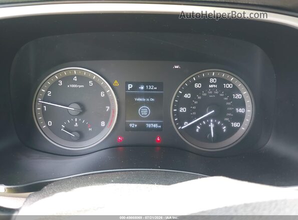 KM8J3CALXLU272747 2020 HYUNDAI TUCSON Black უკანა სავარძლების ხედი