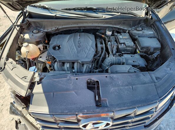 KM8JACAE2NU022817 2022 HYUNDAI TUCSON Черный Вид подкапотного пространства