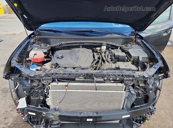 KM8JB3AE8NU075888 2022 HYUNDAI TUCSON Black Շարժիչի բաժամունքի տեսք