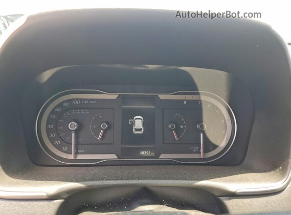 KM8JB3DE3RU305872 2024 HYUNDAI TUCSON White Vista del cuadro de instrumentos