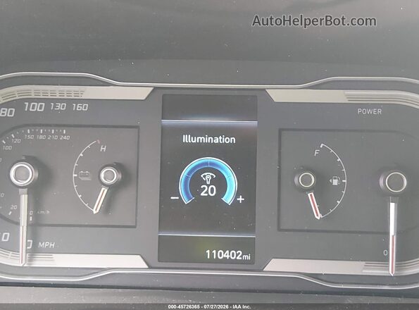 KM8JBCA11PU117379 2023 HYUNDAI TUCSON HYBRID Silver Vista interior de 360 grados