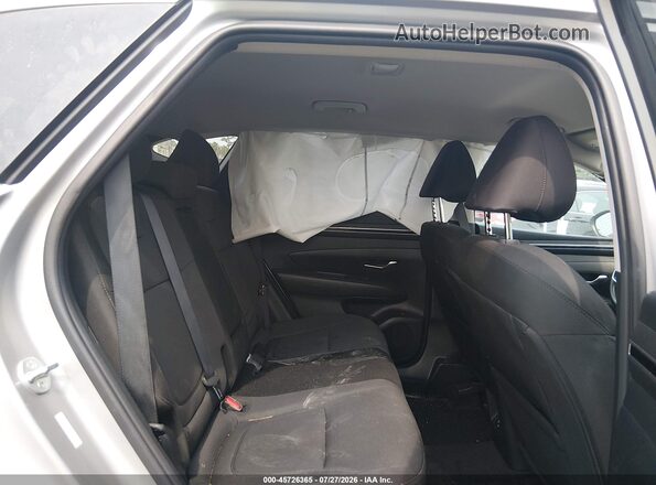 KM8JBCA11PU117379 2023 HYUNDAI TUCSON HYBRID Silver Vista de la etiqueta del VIN