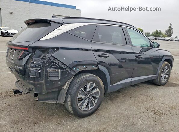 KM8JBCA13NU019192 2022 HYUNDAI TUCSON Black Trasero derecho