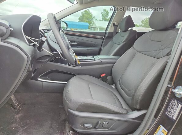 KM8JBCA14NU012686 2022 HYUNDAI TUCSON Black წინა სალონის ხედი