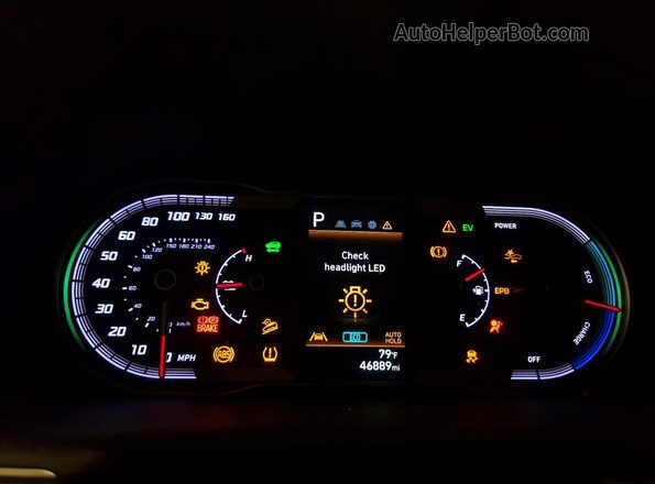 KM8JBCA16PU093063 2023 HYUNDAI TUCSON Silver Instrument cluster view