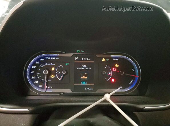 KM8JBCA16PU136493 2023 HYUNDAI TUCSON Black Instrument cluster view
