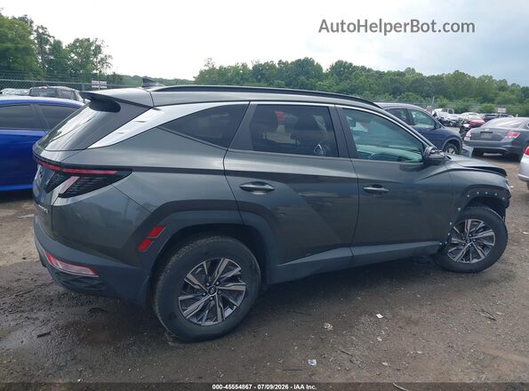 KM8JBCA17NU030258 2022 HYUNDAI TUCSON HYBRID Gray Սալոնի 360 աստիճան տեսք