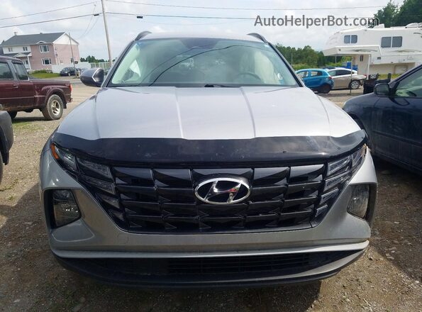 KM8JBCAE0PU215662 2023 HYUNDAI TUCSON Silver Դիմացի տեսք