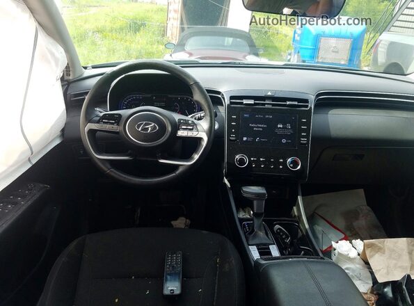 KM8JBCAE0PU215662 2023 HYUNDAI TUCSON Silver Առջևի վահանակի տեսք